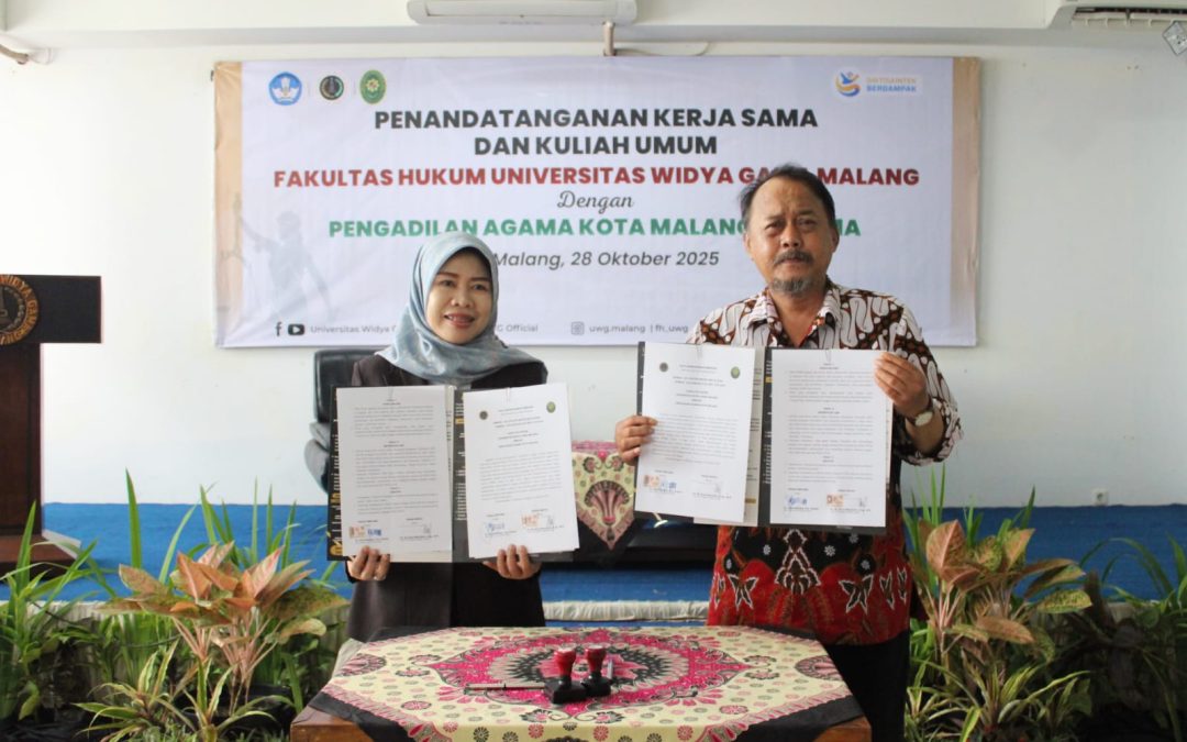 FH UWG Malang Perkuat Sinergi, Teken MoU dengan Pengadilan Agama Kota Malang Kelas 1A