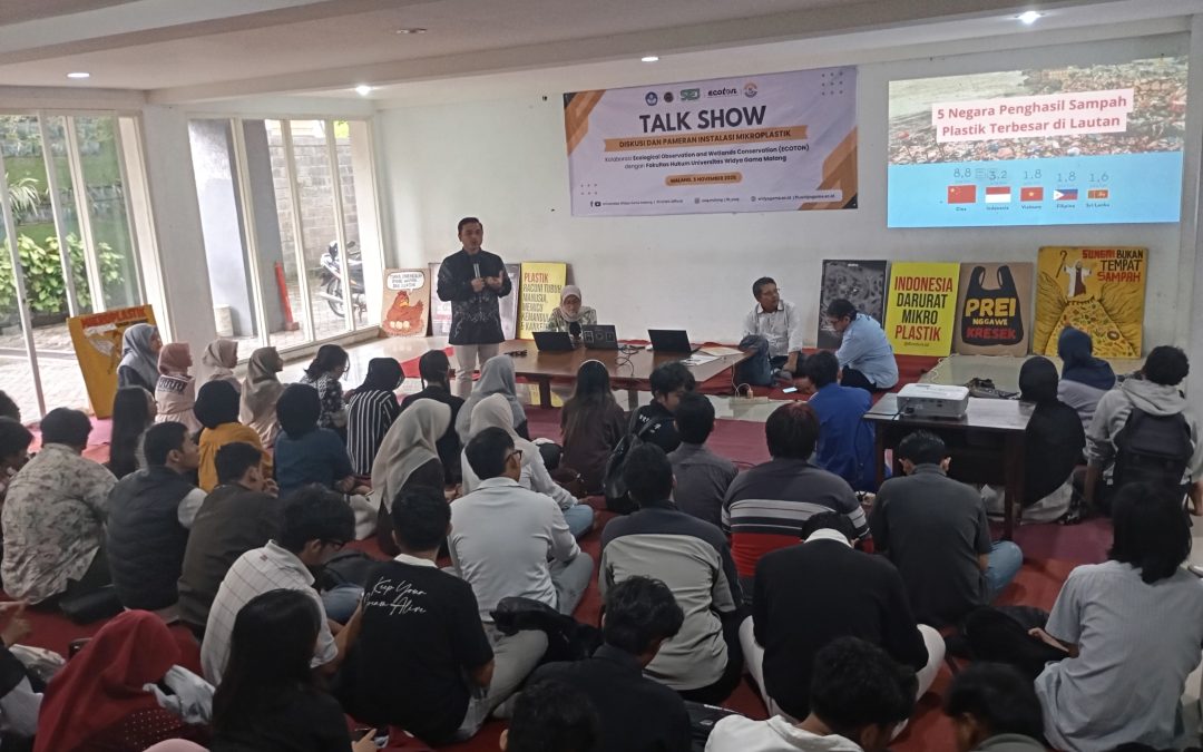 Bangun Kesadaran Hukum Lewat Isu Mikroplastik, FH UWG Kolaborasi dengan ECoton dan SIEJ